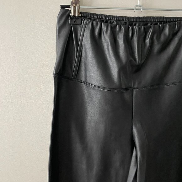 WILFRED Free Daria Pant High Waist Vegan Leather Leggings Black Small - Picture 4 of 7